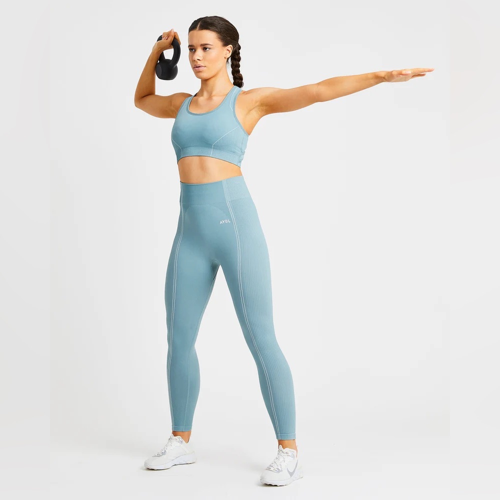 AYBL Reflex Seamless Leggings- Teal - Picture 5 of 7
